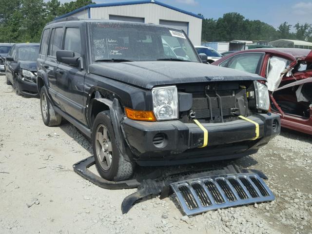 1J8HH48K19C514355 - 2009 JEEP COMMANDER BLACK photo 1