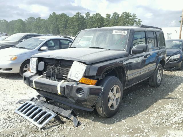 1J8HH48K19C514355 - 2009 JEEP COMMANDER BLACK photo 2