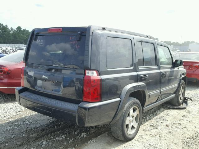 1J8HH48K19C514355 - 2009 JEEP COMMANDER BLACK photo 4