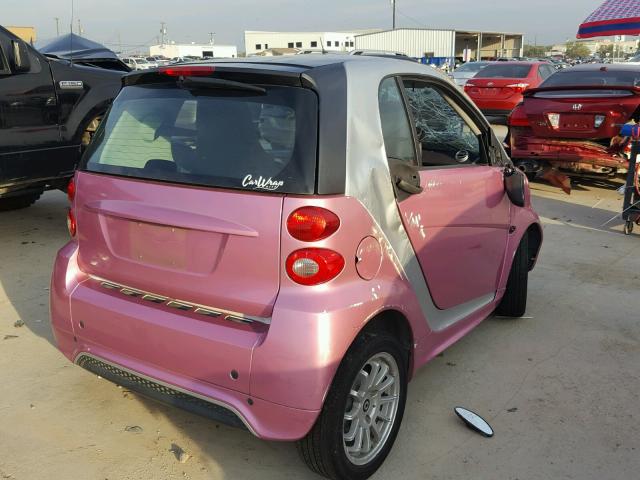 WMEEJ3BA0DK678995 - 2013 SMART FORTWO PUR PINK photo 4