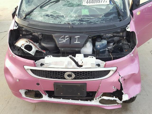 WMEEJ3BA0DK678995 - 2013 SMART FORTWO PUR PINK photo 7