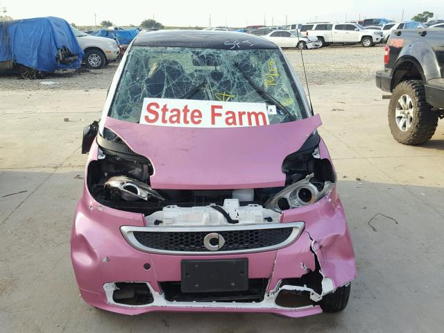 WMEEJ3BA0DK678995 - 2013 SMART FORTWO PUR PINK photo 9