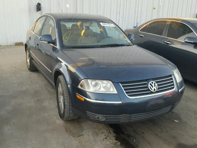 WVWAE63B15P059742 - 2005 VOLKSWAGEN PASSAT GLS BLUE photo 1