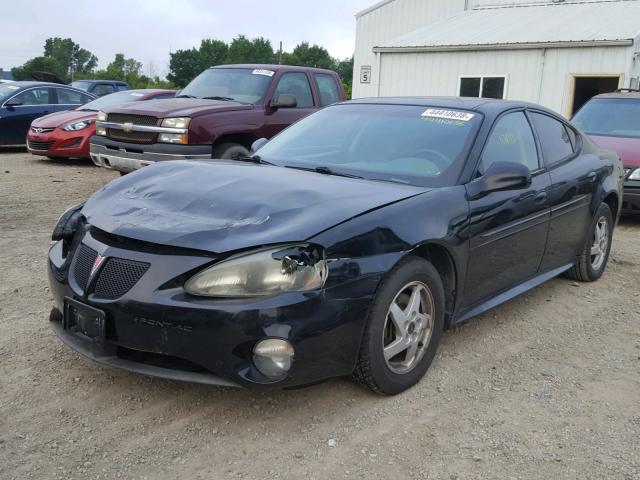 2G2WS522641249188 - 2004 PONTIAC GRAND PRIX BLACK photo 2