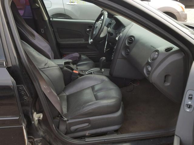 2G2WS522641249188 - 2004 PONTIAC GRAND PRIX BLACK photo 5