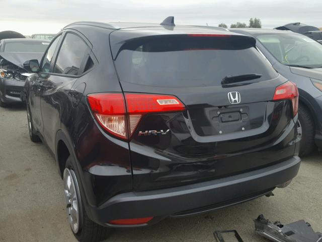 3CZRU5H74GM719067 - 2016 HONDA HR-V EXL BLACK photo 3