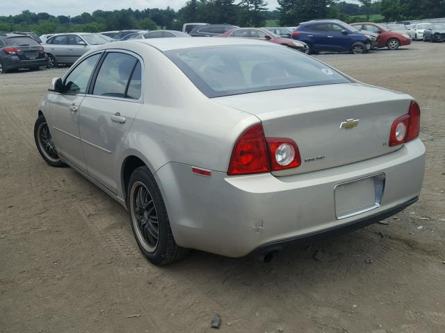 1G1ZH57BX9F151161 - 2009 CHEVROLET MALIBU 1LT GOLD photo 3