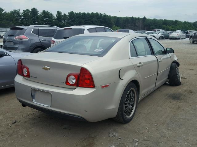 1G1ZH57BX9F151161 - 2009 CHEVROLET MALIBU 1LT GOLD photo 4