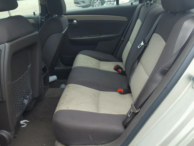 1G1ZH57BX9F151161 - 2009 CHEVROLET MALIBU 1LT GOLD photo 6