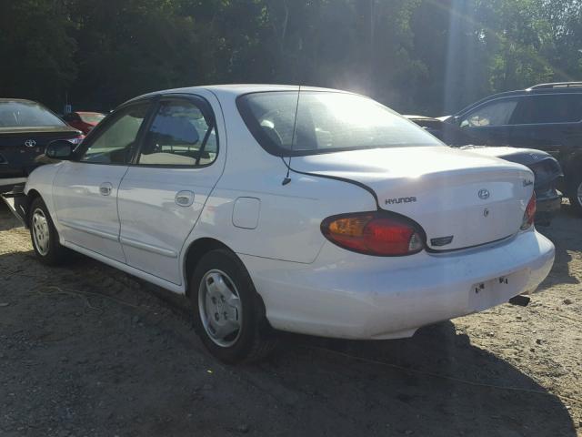 KMHJF25F0XU767468 - 1999 HYUNDAI ELANTRA BA WHITE photo 3