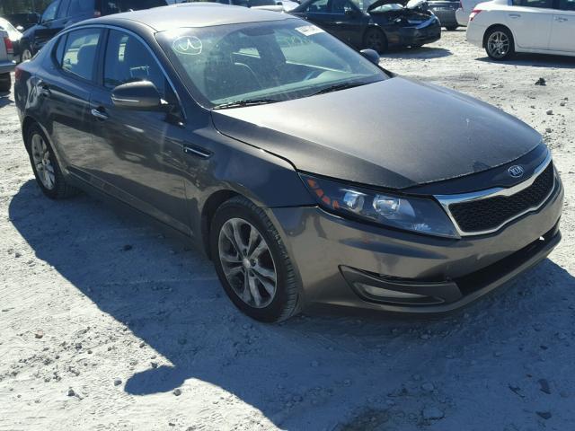 5XXGM4A79DG204502 - 2013 KIA OPTIMA BROWN photo 1