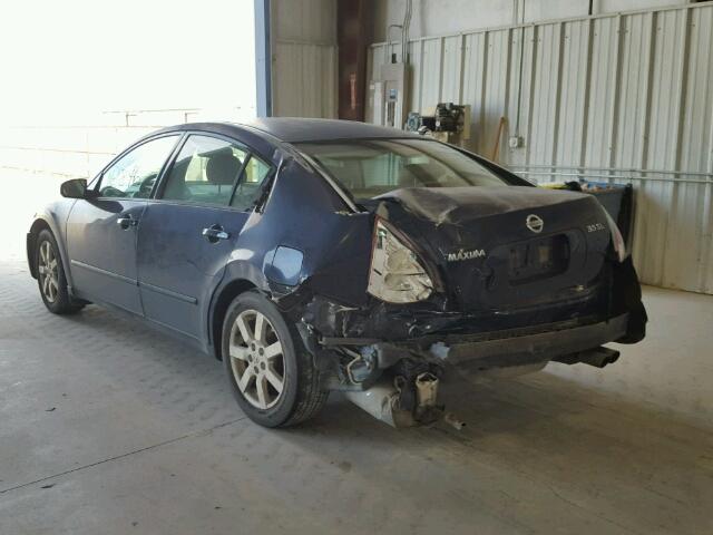 1N4BA41E44C880346 - 2004 NISSAN MAXIMA SE BLUE photo 3