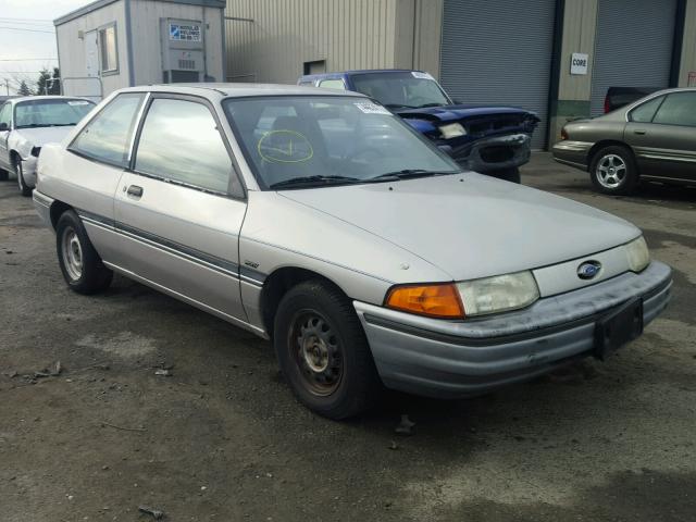 1FAPP10J2MW357424 - 1991 FORD ESCORT PON SILVER photo 1