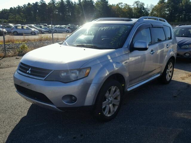 JA4LT31W08Z016497 - 2008 MITSUBISHI OUTLANDER SILVER photo 2