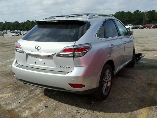 2T2ZK1BA8FC175751 - 2015 LEXUS RX 350 SILVER photo 4