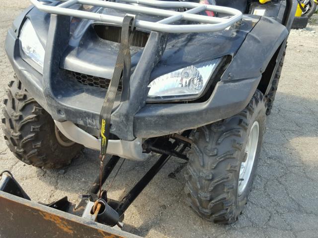 1HFTE280254006502 - 2005 HONDA TRX650 FA BLACK photo 9