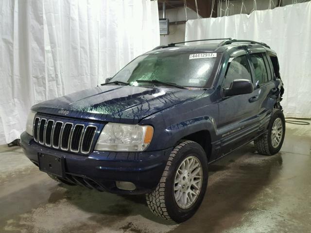 1J4GW58SX3C502155 - 2003 JEEP GRAND CHER BLUE photo 2