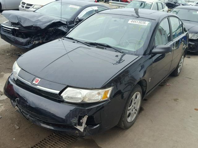 1G8AJ52F84Z116834 - 2004 SATURN ION LEVEL BLACK photo 2