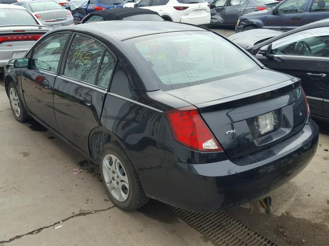 1G8AJ52F84Z116834 - 2004 SATURN ION LEVEL BLACK photo 3