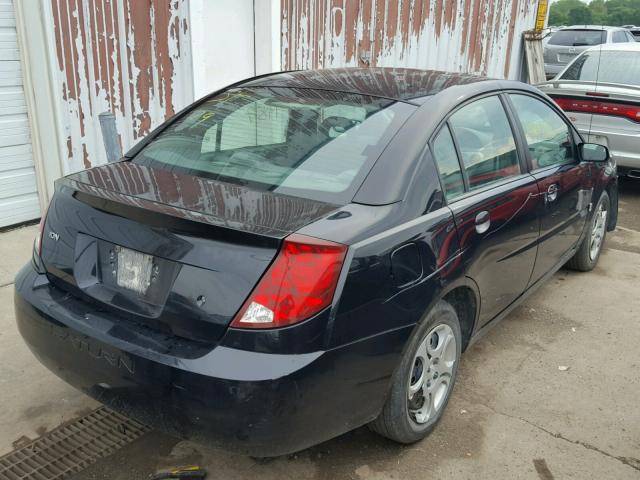 1G8AJ52F84Z116834 - 2004 SATURN ION LEVEL BLACK photo 4