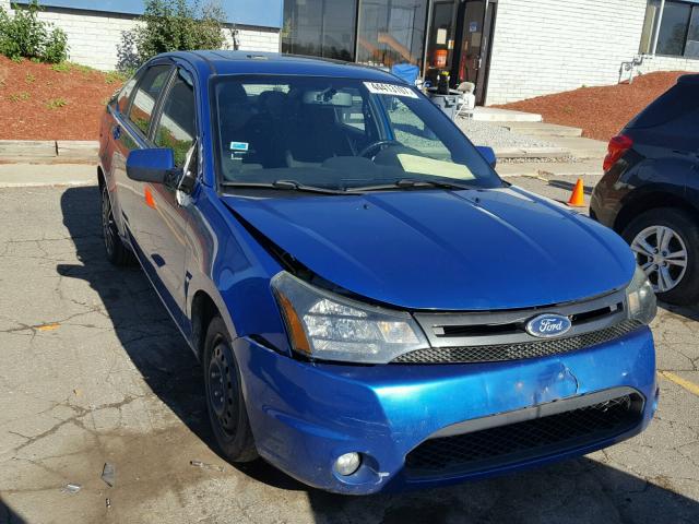 1FAHP3GN3AW289672 - 2010 FORD FOCUS SES BLUE photo 1