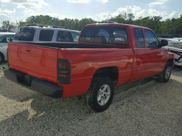 1B7HC13Y9YJ156304 - 2000 DODGE RAM 1500 RED photo 4