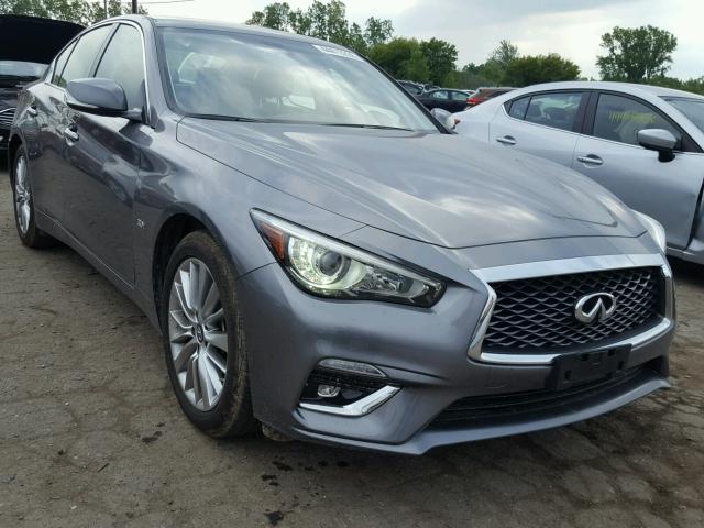 JN1EV7AP1JM363545 - 2018 INFINITI Q50 LUXE GRAY photo 1