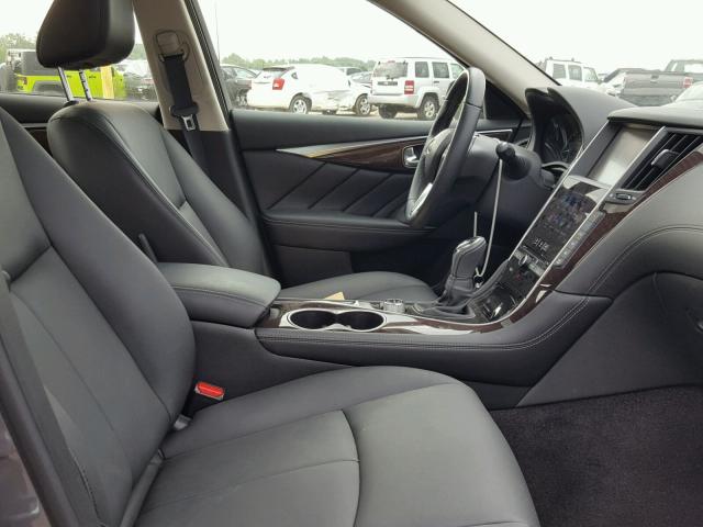 JN1EV7AP1JM363545 - 2018 INFINITI Q50 LUXE GRAY photo 5