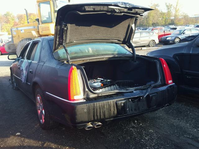 1G6KD57Y48U196120 - 2008 CADILLAC DTS BLACK photo 3