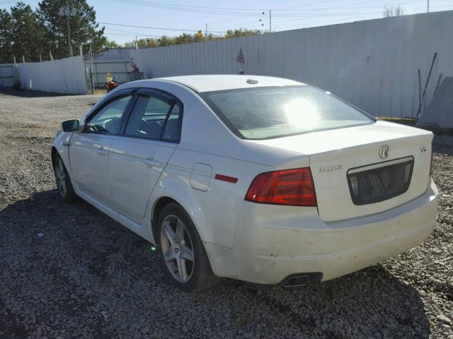 19UUA66225A079023 - 2005 ACURA TL WHITE photo 3