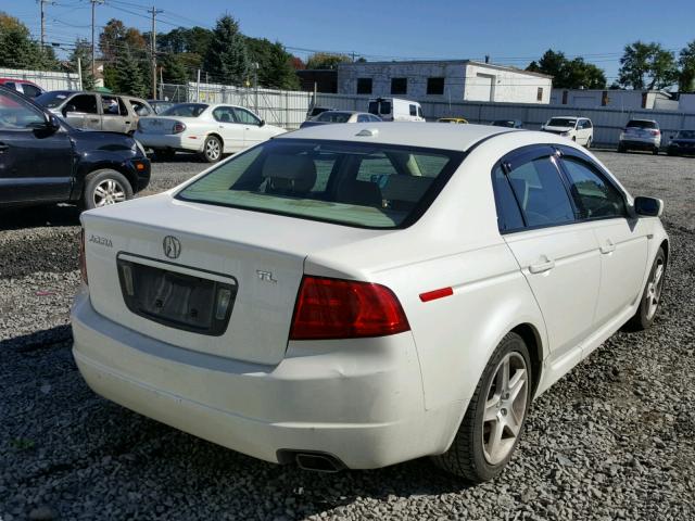 19UUA66225A079023 - 2005 ACURA TL WHITE photo 4