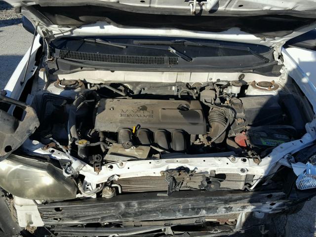 5Y2SM678X6Z418825 - 2006 PONTIAC VIBE WHITE photo 7