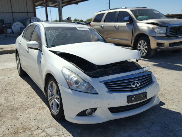 JN1CV6AP5BM510243 - 2011 INFINITI G37 BASE WHITE photo 1