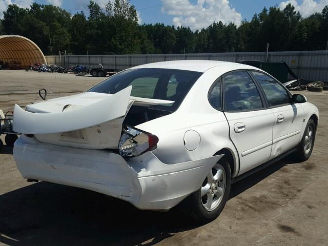 1FAFP55S32A175391 - 2002 FORD TAURUS SES WHITE photo 4