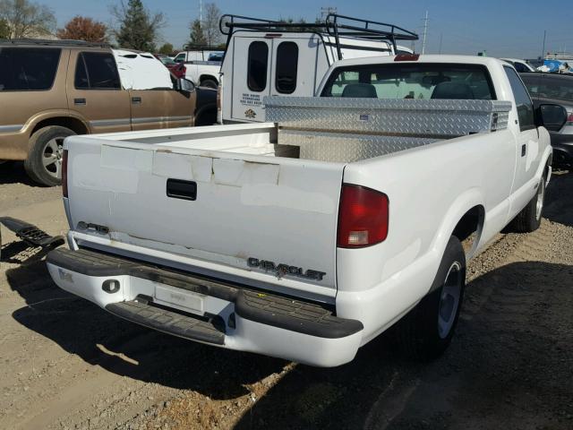 1GCCS14X4XK210880 - 1999 CHEVROLET S TRUCK S1 WHITE photo 4