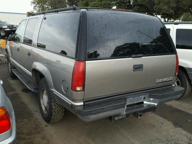 3GNFK16R7XG232320 - 1999 CHEVROLET SUBURBAN K BEIGE photo 3