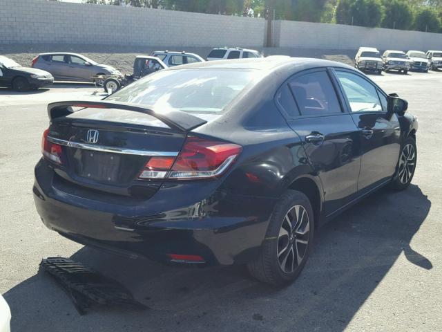 19XFB2F88EE245883 - 2014 HONDA CIVIC EX BLACK photo 4