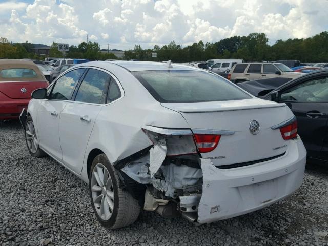 1G4PR5SK4C4220315 - 2012 BUICK VERANO CON WHITE photo 3