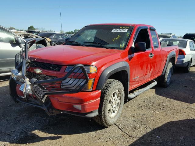 1GCDT198858190730 - 2005 CHEVROLET COLORADO RED photo 2