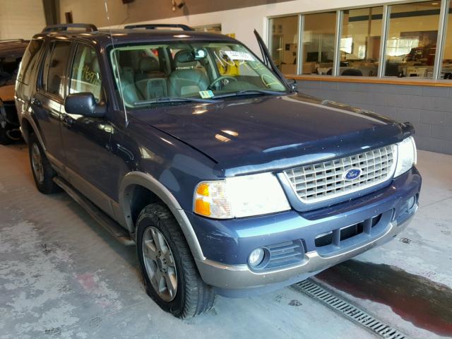 1FMZU64K93UA30326 - 2003 FORD EXPLORER E BLUE photo 1