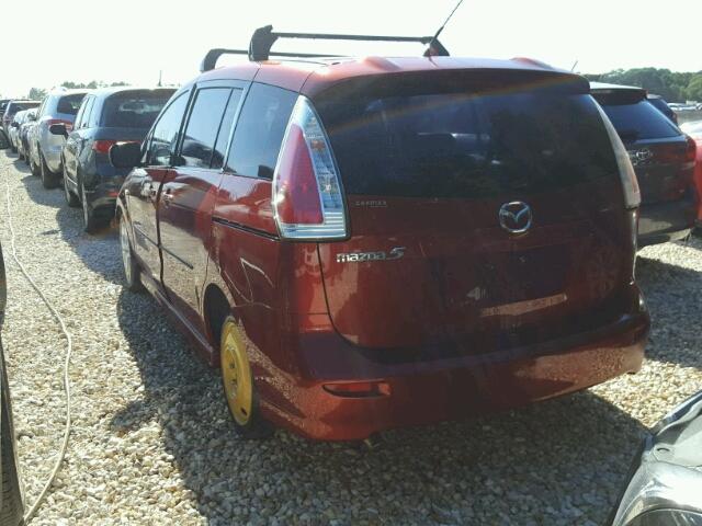 JM1CR293480322793 - 2008 MAZDA 5 RED photo 3