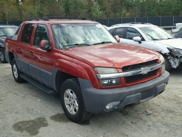 3GNEK13T33G296246 - 2003 CHEVROLET AVALANCHE ORANGE photo 1