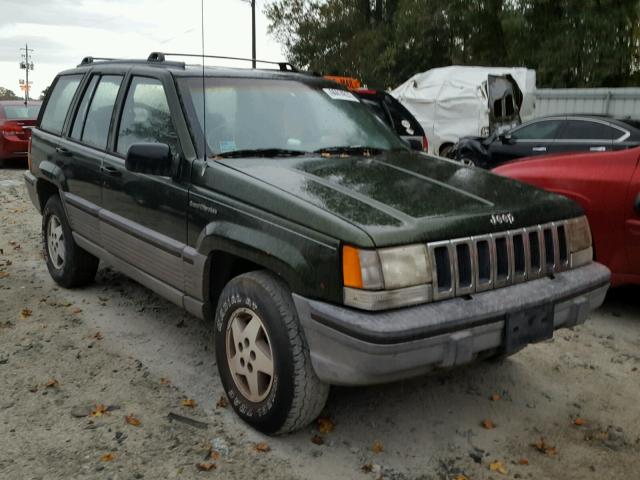 1J4GZ58S6SC523073 - 1995 JEEP GRAND CHER GREEN photo 1