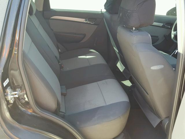 KL1TD66E29B380670 - 2009 CHEVROLET AVEO LS BLACK photo 6