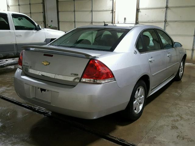 2G1WT57K691237365 - 2009 CHEVROLET IMPALA SILVER photo 4