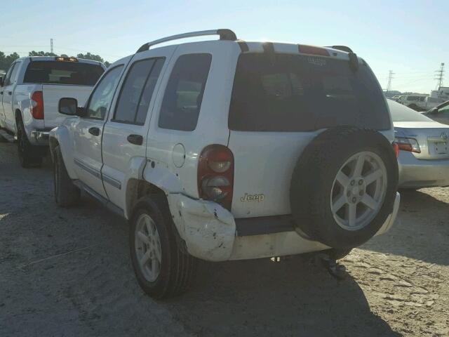 1J4GK58KX6W288167 - 2006 JEEP LIBERTY LI WHITE photo 3