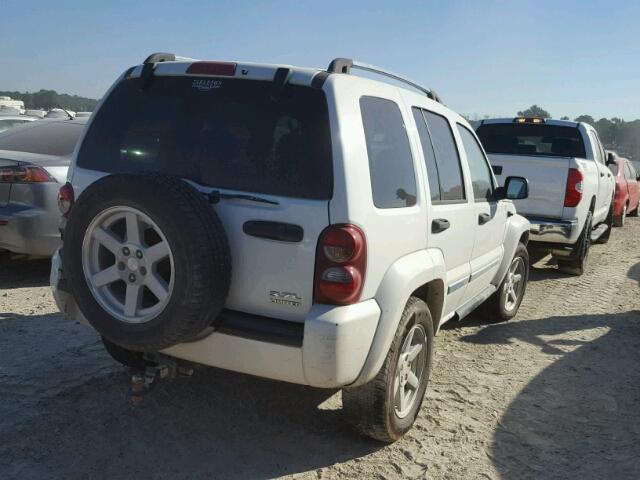 1J4GK58KX6W288167 - 2006 JEEP LIBERTY LI WHITE photo 4
