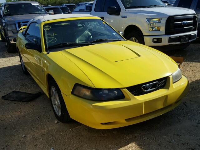 1FAFP44463F386862 - 2003 FORD MUSTANG YELLOW photo 1