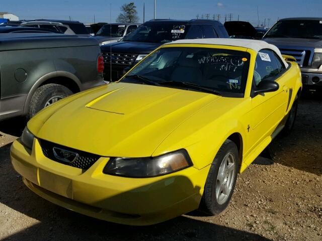 1FAFP44463F386862 - 2003 FORD MUSTANG YELLOW photo 2