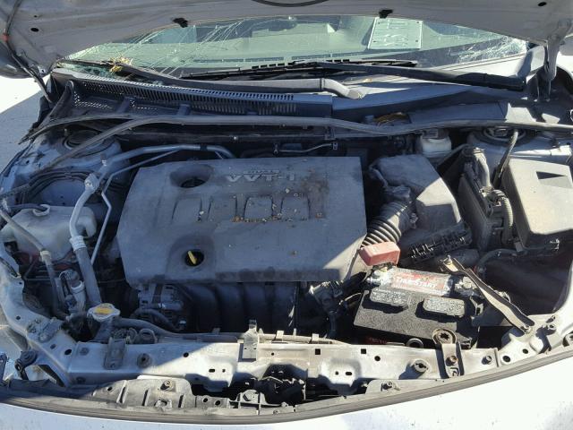 2T1BU40E49C124324 - 2009 TOYOTA COROLLA SILVER photo 7